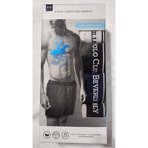 Beverley hills polo club men's knit boxer XXL